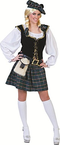 Funny Fashion Kostüm als Schottin für Frauen