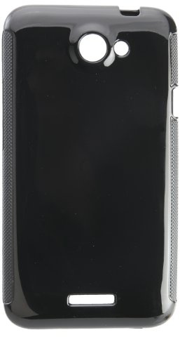 Peter Jäckel 12501 Handy-Schutzhülle Schwarz - Handyhüllen (Hülle, HTC, One X, Schwarz)