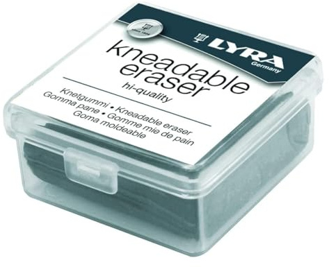 Lyra Knetgummi, hochwertiger Knetradierer in Künstlerqualität, 20 Stück Packung SPARPACK