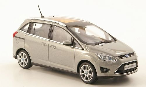 Ford Grand C-Max, metallic-grau, 2010, Modellauto, Fertigmodell, I-Minichamps 1:43