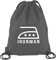 Shirtstreet24, IRONMAN, Turnbeutel Rucksack Sport Beutel, Größe: onesize,Dunkelgrau