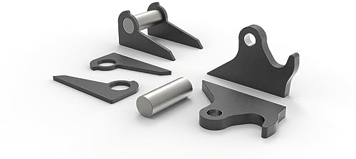 Joma-Tech | Koppelhaken kompatibel mit Mailleux MX Frontlader | Bausatz für Umrüstung und Neukonstruktionen | S355 Stahl | 1 Bausatz (8-teilig)