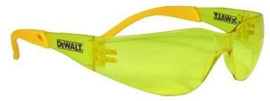 DeWalt DPG54-4D Schutzbrille Protector, gelb