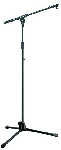 beyerdynamic GST500 Microphone Stand with Removable Boom | Heavy-duty, Telescopic boom, Die-cast Zinc Base, Folding Tripod Legs, Scratch-resistant Finish, Stable and Rugged