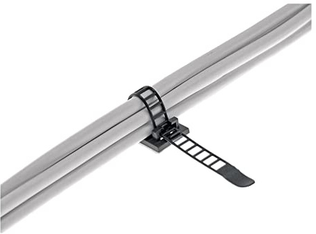 InLine 59969B 10er Pack Kabelbinder Bündelklemme 64mm, schwarz