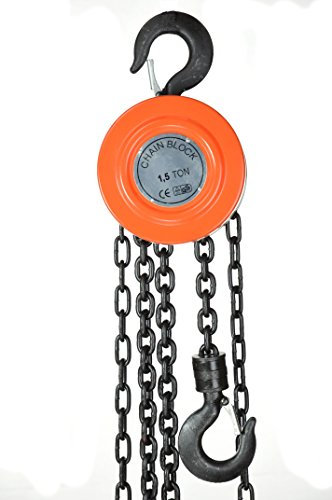 Pro-Lift-Montagetechnik 1500kg Kettenzug, 3m Hubhöhe, rundes Gehäuse, N, 00643