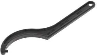 GEDORE Hakenschlüssel mit Zapfen, für Kreuzlochmuttern, SW 155-165 mm, Spitzen-Ø 8 mm, Schraubenschlüssel, 40 Z 155-165