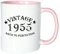 Mister Merchandise Kaffeetasse Becher Vintage 1955 - Aged to Perfection Teetasse