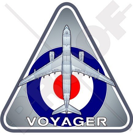 Voyager RAF fsta Airbus Military A330 MRTT British Royal Luftwaffe UK 94 cm (95 mm) Vinyl Aufkleber, Aufkleber