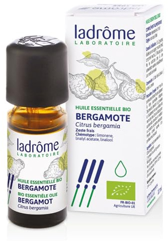Ladrôme Organic Bergamot Essential Oil (Citrus bergamia) 10ml