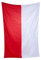 Fahnen Kössinger, Hissfahne im Hochformat, Fahne Bundeshauptstadt Wien, Hissfahne ohne Wappen, hochwertiger Siebdruck, Brillante Farben, rot-weiß, reißfest, 80 x 200cm, 1,6 m² Fläche