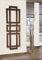 Badheizkörper Design ART 2 HxB 180 x 60 cm 1019 Watt braun Szagato Handtuchheizung Handtuchwärmer Design Heizkörper Mittelanschluss Bad Heizkörper vertikal moderner Heizkörper flach modern
