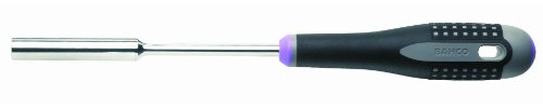 Bahco BE-7806 Nut Driver with Ergo Handle/Long Bore, Multi-Colour, 6 mm
