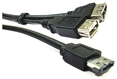 BeMatik - Cable eSATAp o eSATA+USB (M/USB-AH+eSATA-H) 1m