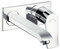 hansgrohe wassersparender Wasserhahn Metris Unterputz (Armatur mit Auslauf Länge 225mm, Wandmontage) Chrom
