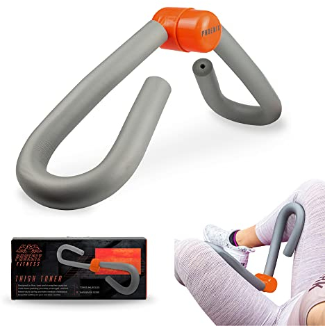 Phoenix Fitness RY921 Oberschenkel Toner Muskel Toning Beintrainer - Bein Blaster Toner zum Trimmen von Armen, Bauchmuskeln, Po und Beinen, Grau