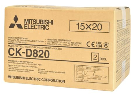MITSUBISHI ck-d 820 10 x 15 cm 2 x 430 Prints