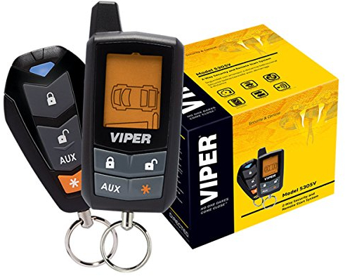 Viper 5305 V 2-Wege-LCD-Fahrzeug-Alarm, schlüsselloses Eingangserinnerungssystem, Startsystem