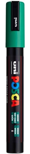 Uni-Ball poscgreen5m Posca Medium Bullet Tip Marker - Green