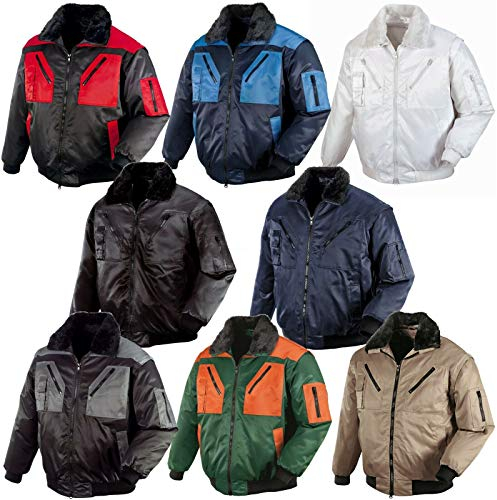 teXXor 4175-XL Oslo Pilote-Veste de Travail, Blanc, Taille XL