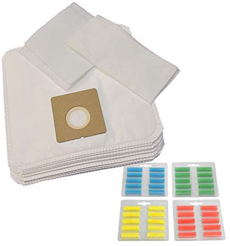 10 JaTop Staubsaugerbeutel inkl. Duft kompatibel mit Swirl Y298, passend für Clatronic/CTC BS 1222, 1250, 1264, 1272, 1227 (611_10 + 10x Waldduft)