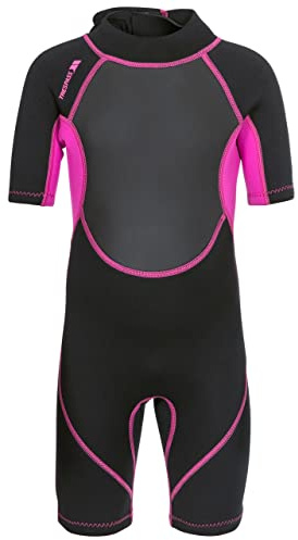 Trespass Girls Wetsuit Neoprene Swimming 3mm Short Length Astor