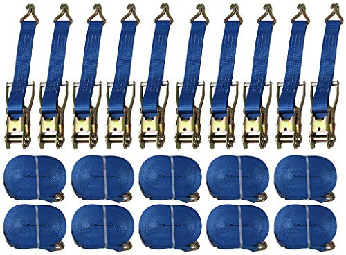 Secure Fix Direct 50 mm 6 Metre 5 Ton Tie Down Ratchet Lashing Strap Vehicle X10