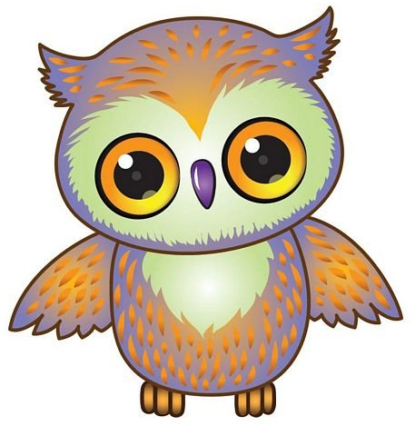 FahnenMax Autoaufkleber Sticker Eule violett Aufkleber