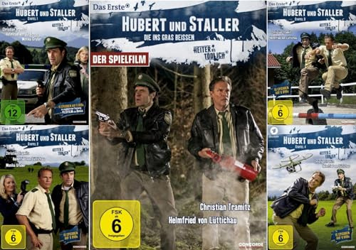Hubert und Staller - Staffel 1-4 und Spielfilm - Die ins Gras beissen im Set - Deutsche Originalware [25 DVDs]