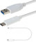 TECHGEAR Câble USB Chargeur/Transfert de données Compatible pour Huawei P30 P30 Pro, P20 P20 Pro, P10 P9, Mate 20 Pro 10 Pro, Honor 10 etc- Câble USB C 3.1 vers USB [Blanc] jusqu'à 3A et 10Gb/s -30cm