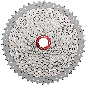 SunRace CSMX8 11-Speed Cassette 11-46T. Metallic, Adultos Unisex, Plateado, ESTANDAR