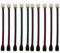 HUABLUE 10pcs RGB 5050 LED Schnellverbinder 4 polig Verbindungskabel Anschlusskabel LED Stripe Verbinder Adapter Eckverbinder für 10mm Breit RGB 5050 LED Streifen