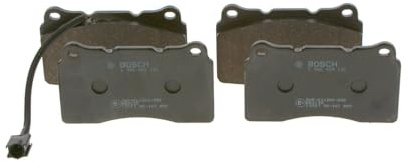 Bosch BP1042 - Brake Pads Car Front Axle - Bosch Quality - Reduced Noise and Dust - ECE-R90 Certified - Copper-Free - 1 Set of 4 Pads