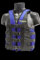Kayak Ski Buoyancy Aid Impact Jacket Pfd - Colour: Blue - Size: M 40/60Kg