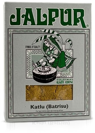 Jalpur millers Batrisu Powder (Katlu) – Traditional Herbal Spice Blend – Natural – No Preservatives – Katlu Batrisu Powder for Gorpapdi, Gunderpak, Methipak & Salampak – Ayurvedic Spice Mix 375g
