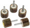sourcing map a12032800ux0023 30 mm Abrasiv Metallschaft Autogrammaufdruck Flappe Räder Bürste Bit (5 Stücke) de