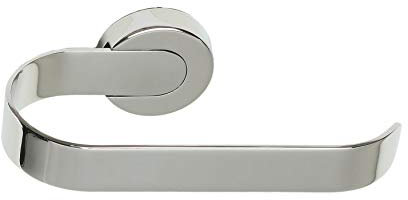 Cortesi Home Milo Toilettenpapierhalter, Edelstahl, zur Wandmontage, Chrom
