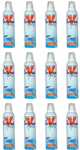 12 Pezzi Spuma per Capelli Intesa forte schiuma fissante forma e volume