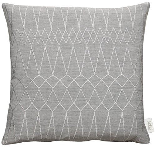 APELT Teatro 46x46 88 Kissenhülle, Polyester, grau / silber, 46 x 46 cm
