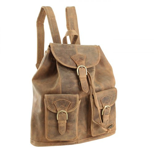 HAROLD'S Antik Rucksack Leder 36 cm