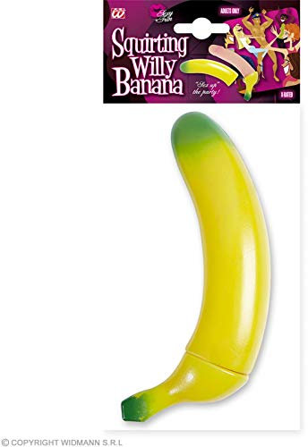 W WIDMANN MILANO Party Fashion, humorvolle und freche Banane, originelles Design, unerwartete Überraschung, Kostümzubehör, originelle Geschenkidee, hochwertige Verarbeitung