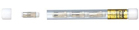 Pentel Mechanical Pencil Refill Erasers 4 Pcs Per Tube (Twin Pack)