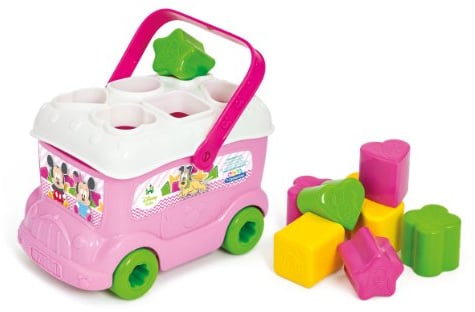 Clementoni Baby 14933 - Baby Minnie Shape Sorter Bus Age 3+