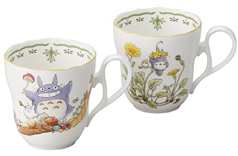 Noritake X Studio Ghibli Neighbor Totoro Pair Mug Cup TP97855/4924-37 by Noritake