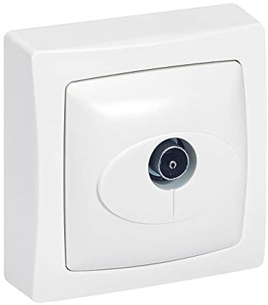 Legrand - Prise TV simple Appareillage Saillie - Blanc