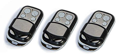 NOVOFERM NOVOTRON 502 MAX43-2, 504 MAX43-4 Lot de 3 télécommandes de Rechange 433,92 MHz à Code tournant