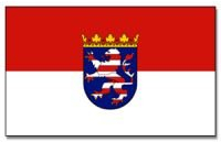 Flagge Deutschland Hessen - 90 x 150 cm