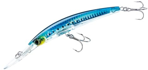 Yo-Zuri Crystal 3D Minnow Deep Diver Lure, Sardine, 5-1/4-Inch