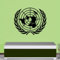 UNO Logo United Nations Logo Vereinten Nationen Vn Wandtattoo 45x53cm #5853
