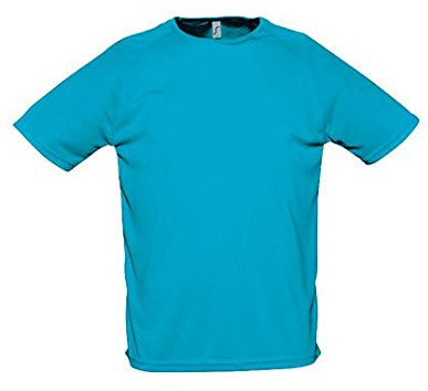 SOL´S Mens Raglan Sleeves T Sporty, Größe:L, Farbe:Aqua